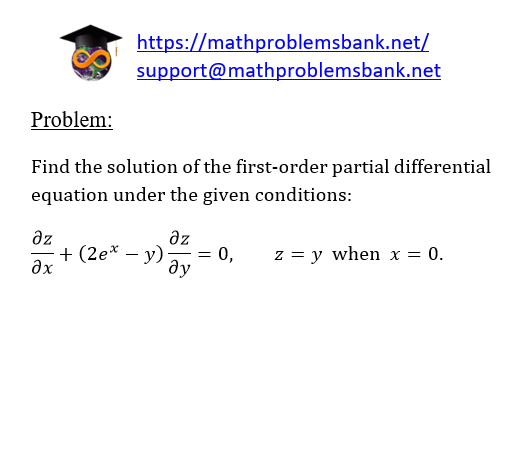 11.4.25 First order partial differential equations