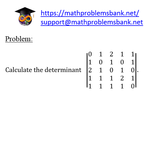 1.2.1 Determinant calculation