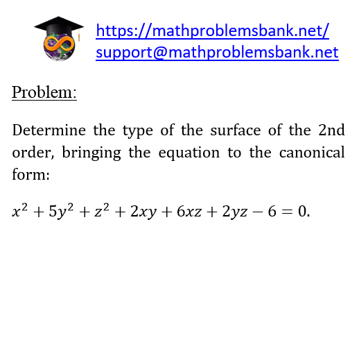 3.5.1 Surfaces of the 2-nd order