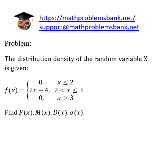 15.2.3 One dimensional random variables and their characteristics