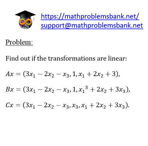 1.7.1 Linear transformations