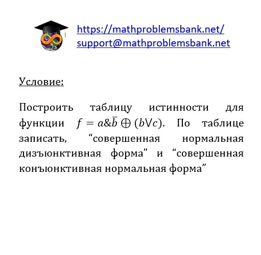 6.3.3 Булева алгебра