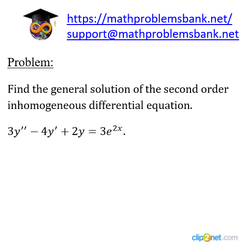 8.1.2.3 Second order differential equations