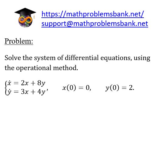 8.2.2.1 Systems of differential equations