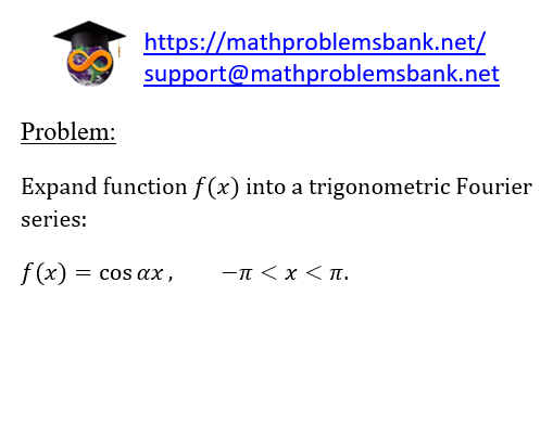 2.6.2.3 Trigonometric Fourier series